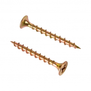 Horn head "十" type coarse tooth drywall nails colored zinc