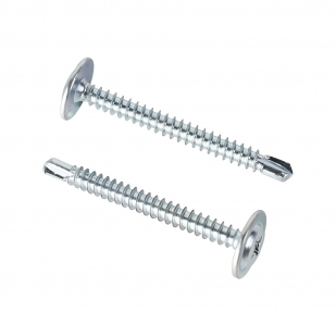 Weyerhaeuser flat head "十" type self-tapping (blue-white zinc)