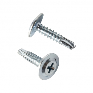 Weyerhaeuser flat head "十" type self-tapping (blue-white zinc)